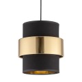 Lampa wisząca do nowoczesnych wnętrz czarno-złota CALISTO 4377 TK Lighting