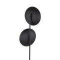 Minimalistyczna lampa podłogowa czarna, szklane klosze kulki 16136 TK Lighting