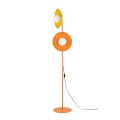 Lampa podłogowa SLATE do salonu 160cm dwa kolorowe klosze na G9 16137 TK Lighting