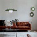 Designerska lampa stojąca SLATE zielona 2xG9 do salonu 16139 TK Lighting