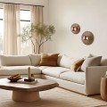 Ścienny kinkiet z drewnianą okrągłą rozetą Ø30 LUNAR WOOD do przedpokoju 11014 TK Lighting