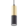 Lampa wisząca spot tubka czarno-złota ELIT BLACK 4366 TK Lighting