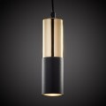 Lampa wisząca spot tubka czarno-złota ELIT BLACK 4366 TK Lighting