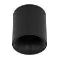Tubka sufitowa czarna 8.3cm wysokości zintegrowany LED 3000K na przedpokój 18141 TK Lighting
