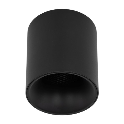 Tubka sufitowa czarna 8.3cm wysokości zintegrowany LED 3000K na przedpokój 18141 TK Lighting