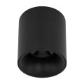 Tubka sufitowa czarna 8.3cm wysokości zintegrowany LED 3000K na przedpokój 18141 TK Lighting