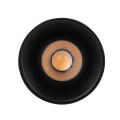 Tubka sufitowa czarna 8.3cm wysokości zintegrowany LED 3000K na przedpokój 18141 TK Lighting