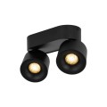Lamp sufitowa ruchome reflektorki SPARK LED 10W czarna do holu 18164 TK Lighting