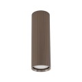 Brązowa tubka sufitowa z ozdobnym kloszem na GU10 do salonu 11028 TK Lighting