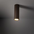 Brązowa tubka sufitowa z ozdobnym kloszem na GU10 do salonu 11028 TK Lighting