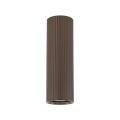 Brązowa tubka sufitowa z ozdobnym kloszem na GU10 do salonu 11028 TK Lighting