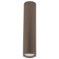 Wysoka tubka 24cm brązowy klosz do minimalistycznego salonu 11029 TK Lighting
