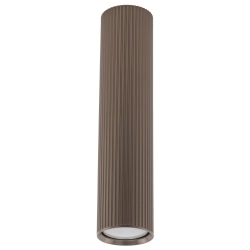 Wysoka tubka 24cm brązowy klosz do minimalistycznego salonu 11029 TK Lighting