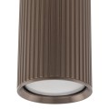 Wysoka tubka 24cm brązowy klosz do minimalistycznego salonu 11029 TK Lighting