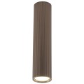 Wysoka tubka 24cm brązowy klosz do minimalistycznego salonu 11029 TK Lighting