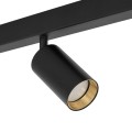 Czarna listwa ruchome reflektory AMIS nad wyspę kuchenną gu10  10634 TK Lighting