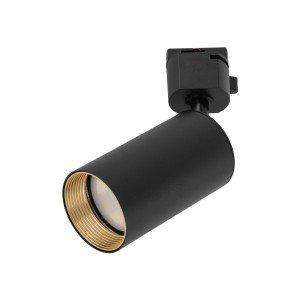Reflektorek szynowy 1-fazowy z czarno złotym kloszem 10646 TK Lighting