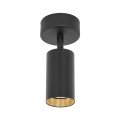 Reflektorek sufitowy ruchomy na rozecie AMIS czarny do salonu źródło GU10 10793 TK Lighting