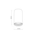 Spotlight lampa punktowa AMIS z ozdobnym złotym pierścieniem 10719 TK Lighting