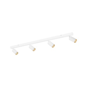 Lampa sufitowa AMIS ruchome spoty na GU10 białe, wymienne pierścienie 10797
