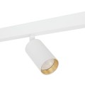 Lampa sufitowa AMIS ruchome spoty na GU10 białe, wymienne pierścienie 10797