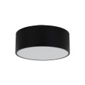 Czarny plafon Ø30cm LIVO IP54 do łazienki, kuchni 2xE27 10984 TK Lighting