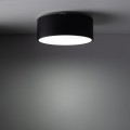 Czarny plafon Ø30cm LIVO IP54 do łazienki, kuchni 2xE27 10984 TK Lighting