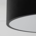 Czarny plafon Ø30cm LIVO IP54 do łazienki, kuchni 2xE27 10984 TK Lighting