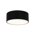 Czarny plafon Ø30cm LIVO IP54 do łazienki, kuchni 2xE27 10984 TK Lighting