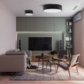 Nowoczesny plafon sufitowy czarny IP54 do łazienki 4xE27 10988 TK Lighting