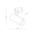 Reflektorek do systemu szynowego TRACER 1F LED 10W CCT 18179 TK Lighting