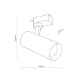 Lampa/reflektorek szynowy 1F LED 20W CCT zmiana barwy 18189 TK Lighting