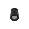 Spot natynkowy LIGNO czarna na GU10 aluminiowa do łazienki IP44 10933