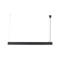 Lampa wisząca LUXE czarna pozioma na linkach LED CCT 18173 TK Lighting