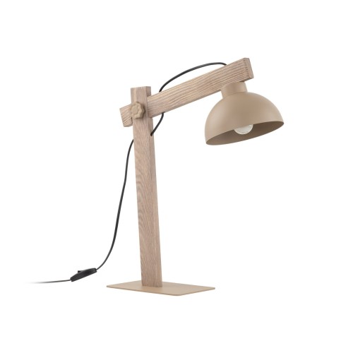 Lampka nocna z drewnianym ruchomym ramieniem do sypialni 16129 TK Lighting
