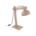 Lampka nocna z drewnianym ruchomym ramieniem do sypialni 16129 TK Lighting