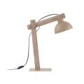 Lampka nocna z drewnianym ruchomym ramieniem do sypialni 16129 TK Lighting