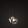 Lampa wisząca LAVA gwint G9 moc 8W styl glamour szklany klosz | brąz 11025 TK lighting