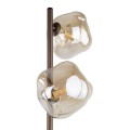 Lampa podłogowa LAVA gwint G9 moc 8W styl glamour szklany klosz | brąz 16150 TK lighting