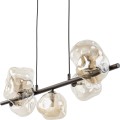Lampa wisząca LAVA gwint G9 moc 8W styl glamour szklany klosz | brąz 11033 TK lighting