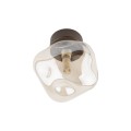 Lampa sufitowa LAVA gwint G9 moc 8W styl glamour szklany klosz | brąz 11034 TK lighting