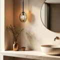 Lampa wisząca ze szklanym kloszem PEARL 1XG9 10831 TK Lighting