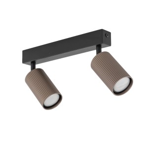 Lampa sufitowa listwa z dwoma reflektorkami gwint GU10 do holu 16147 TK Lighting