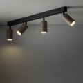 Listwa sufitowa z 4 brązowymi ruchomymi reflektorami nad wyspę 16149 TK Lighting