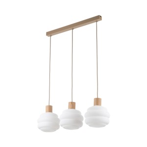 Stylowa lampa wisząca z mlecznymi kloszami do salonu 11091 TK Lighting