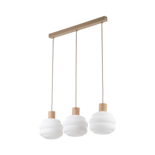 Stylowa lampa wisząca z mlecznymi kloszami do salonu 11091 TK Lighting