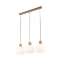Stylowa lampa wisząca z mlecznymi kloszami do salonu 11091 TK Lighting