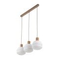 Stylowa lampa wisząca z mlecznymi kloszami do salonu 11091 TK Lighting