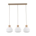 Stylowa lampa wisząca z mlecznymi kloszami do salonu 11091 TK Lighting