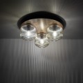 Sufitowa lampa do klasycznego salonu, szklane ryflowane klosze 11068 TK Lighting